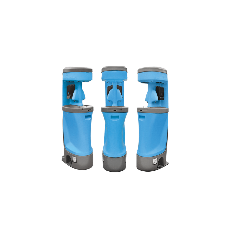 Portable hand washing and sanitizing stations